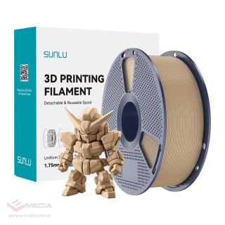 Filament SUNLU PLA+ 2.0 1.75mm 1kg (dąb)