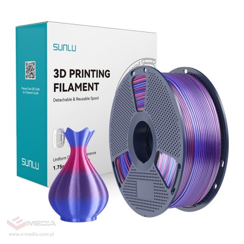 Filament SUNLU PLA+ Silk 1.75mm 1kg Rainbow 02