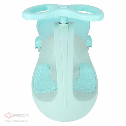 Jeździk grawitacyjny LED Swing Fix S3 świecące koła miętowy