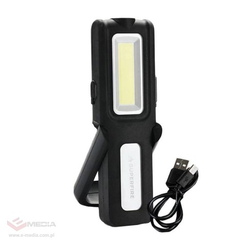 Latarka warsztatowa SUPERFIRE G12 566lm USB