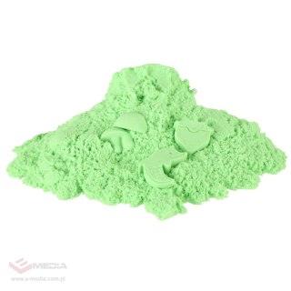Piasek sensoryczny dla dzieci 1kg w woreczku zielony