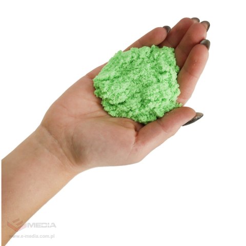 Piasek sensoryczny dla dzieci 1kg w woreczku zielony