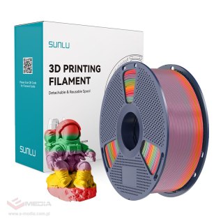 Filament SUNLU PLA 1.75mm 1kg Rainbow 01