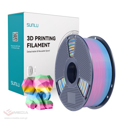 Filament SUNLU PLA 1.75mm 1kg Rainbow 04
