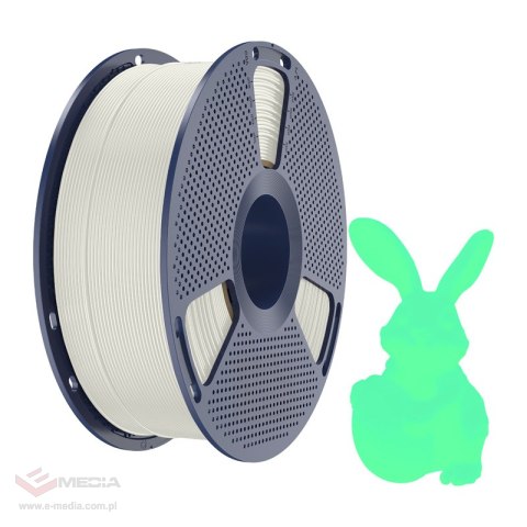 Filament SUNLU PLA Glow In The Dark 1.75mm 1kg (biało-zielony)