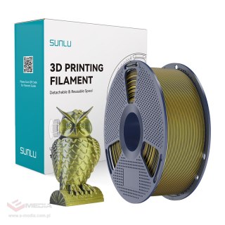 Filament SUNLU PLA+ Silk Dual Color 1.75mm 1kg (czarno-złoty)