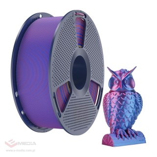 Filament SUNLU PLA+ Silk Dual Color 1.75mm 1kg (czerwono-niebieski)