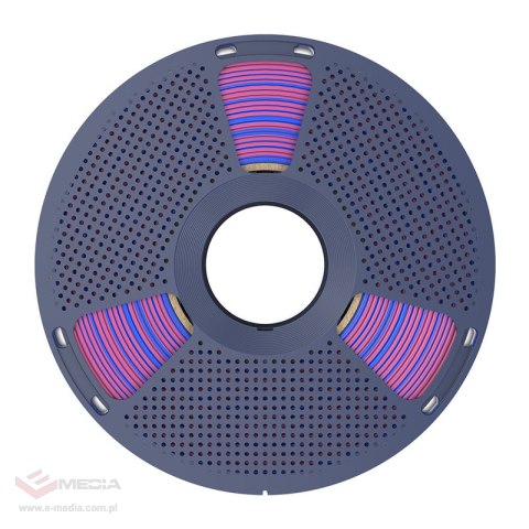 Filament SUNLU PLA+ Silk Dual Color 1.75mm 1kg (czerwono-niebieski)