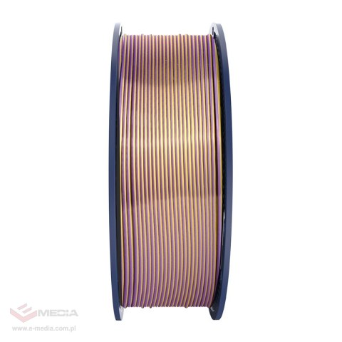 Filament SUNLU PLA+ Silk Forth-Color 1.75mm 1kg (niebiesko-fioletowo-czerwono-złoty)