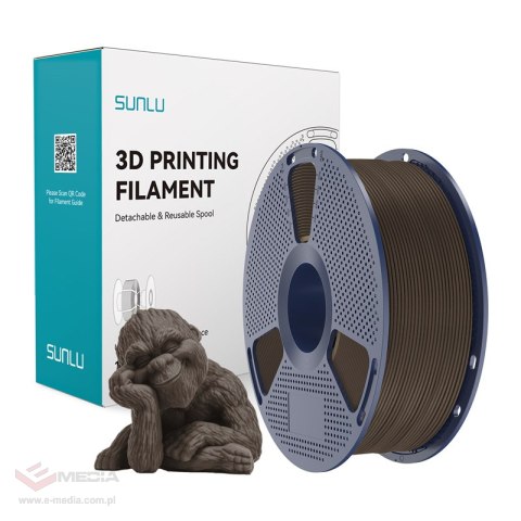 Filament SUNLU Wood 1.75mm 1kg (orzech)