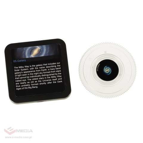 Projektor gwiazd nieba lampka nocna LED USB planetarium planety 12 dysków 360° timer