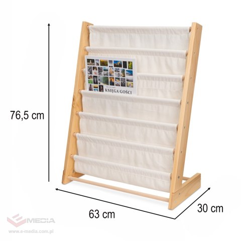 Regał na książki dla dzieci stojak półka 76,5cm
