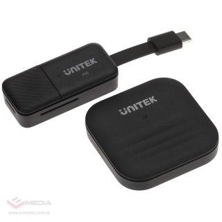 BEZPRZEWODOWY EXTENDER HDMI V1184A01 2.4 GHz + 5 GHz UNITEK