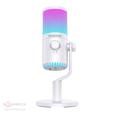 Mikrofon MAONO DM30RGB (biały)