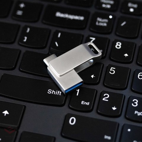 Pendrive Goodram USB + USB C 32GB srebrny