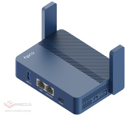 ROUTER VPN TR3000 Wi-Fi 6 2.4 GHz, 5 GHz 574 Mb/s + 2402 Mb/s CUDY