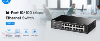 SWITCH FS1016 16-PORTOWY CUDY