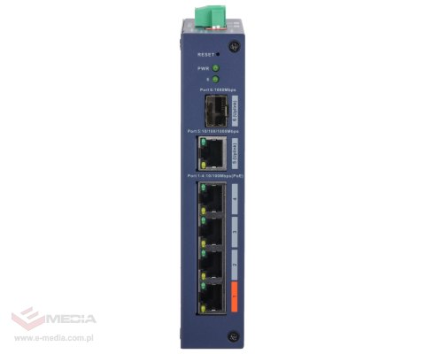 SWITCH PRZEMYSŁOWY POE CHS4106-4ET-60 6-PORTOWY, 4 PoE SFP DAHUA