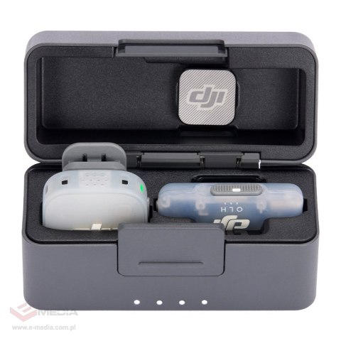 System mikrofonów bezprzewodowych DJI Mic Mini 2 (1 TX + 1 Mobile RX + Etui ładujące)