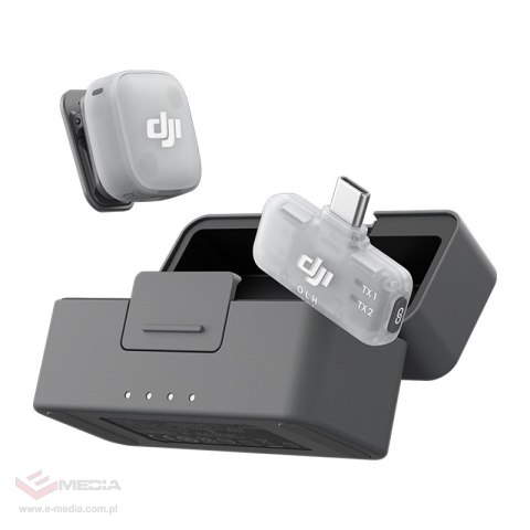 System mikrofonów bezprzewodowych DJI Mic Mini 2 (1 TX + 1 Mobile RX + Etui ładujące)