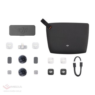 System mikrofonów bezprzewodowych DJI Mic Mini 2 (2 TX + 1 Mobile RX + Etui ładujące)