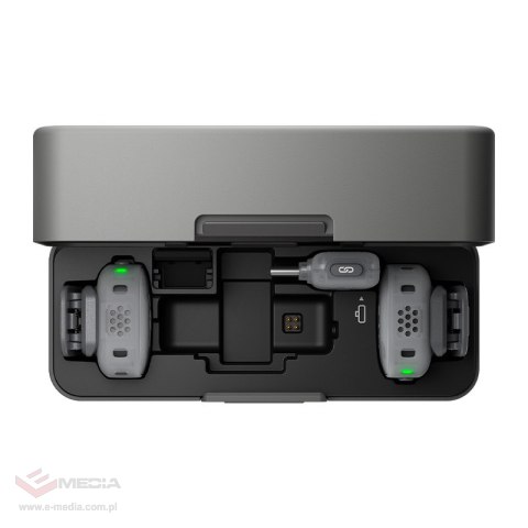 System mikrofonów bezprzewodowych DJI Mic Mini 2 (2 TX + 1 Mobile RX + Etui ładujące)