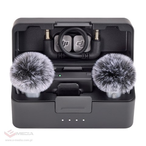 System mikrofonów bezprzewodowych DJI Mic Mini 2 (2 TX + 1 RX + Etui ładujące)