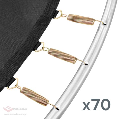 Trampolina Rebel Active PRO 12ft/366 cm, siatka, drabinka
