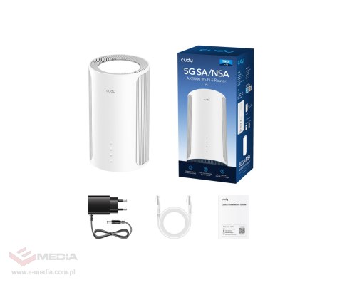 PUNKT DOSTĘPOWY 5G +ROUTER P4 Wi-Fi 6, 2.4 GHz, 5 GHz ; 574 Mb/s + 2402 Mb/s CUDY