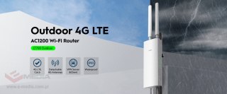 ROUTER 4G LTE MESH LT700 OUTDOOR 2.4 GHz, 5 GHz 867 Mb/s + 300 Mb/s CUDY
