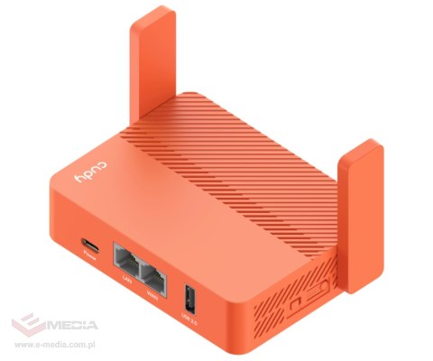 ROUTER VPN TR1200 Wi-Fi 2.4 GHz, 5 GHz 300 Mb/s + 867 Mb/s CUDY