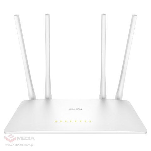 ROUTER WR1200 2.4 GHz, 5 GHz 300 Mb/s + 867 Mb/s CUDY