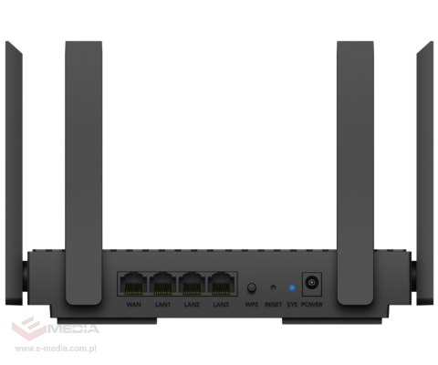 ROUTER WR1500 Wi-Fi 6 2.4 GHz, 5 GHz 300 Mb/s + 1201 Mb/s CUDY