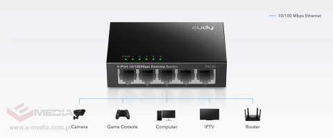 SWITCH FS105 5-PORTOWY CUDY