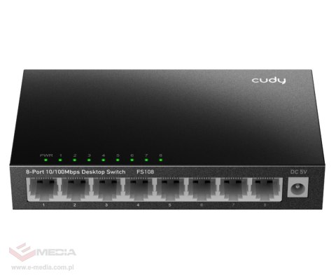 SWITCH FS108 8-PORTOWY CUDY