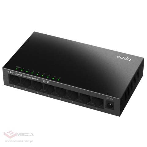 SWITCH GS108 8-PORTOWY CUDY