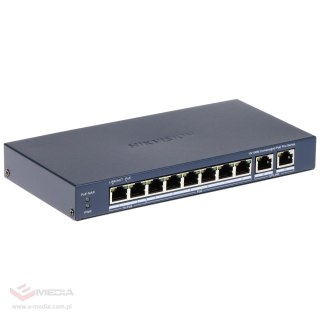 SWITCH POE DS-3E0310HP-E(C) 8-PORTOWY Hikvision