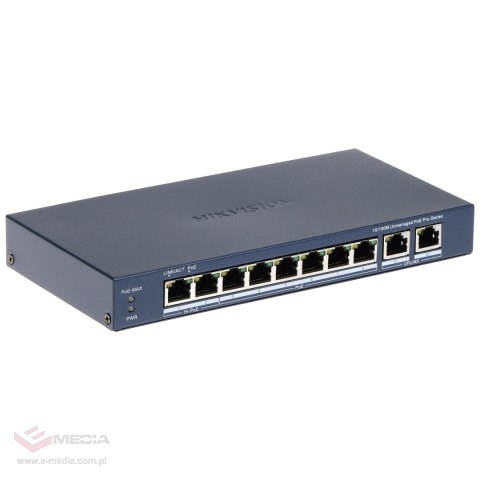 SWITCH POE DS-3E0310HP-E(C) 8-PORTOWY Hikvision
