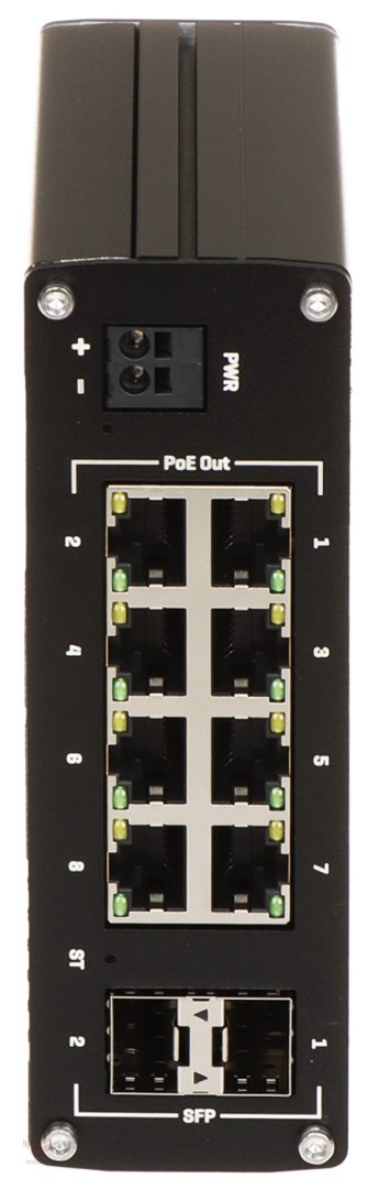 SWITCH PRZEMYSŁOWY POE TSW202 8-PORTOWY SFP Teltonika