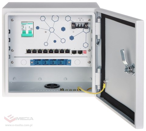 ZEWNĘTRZNY PUNKT DYSTRYBUCJI KAMER EXPERT-POE/OTD-82GSFP 8 PoE + 2 x SFP