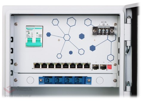 ZEWNĘTRZNY PUNKT DYSTRYBUCJI KAMER EXPERT-POE/OTD-8G2GSFP 8 PoE + 2 x SFP
