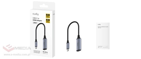 ADAPTER UH401 WTYK USB-C / GNIAZDO HDMI CUDY