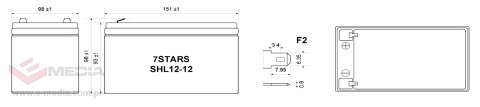 AKUMULATOR 12V/12AH-7STARS