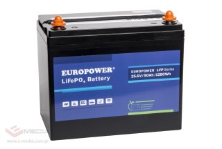 AKUMULATOR 25.6V/50AH/LIFEPO4-EP EUROPOWER