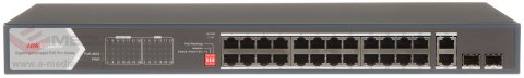 SWITCH POE DS-3E0528HP-E 24-PORTOWY SFP Hikvision