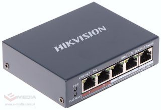 SWITCH POE DS-3E1105P-EI-V2 4-PORTOWY Hikvision