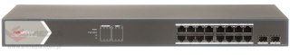 SWITCH POE DS-3E1518P-SI 16-PORTOWY SFP Hikvision