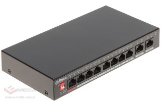 SWITCH POE PFS3010-8ET-96-V2 8-PORTOWY DAHUA