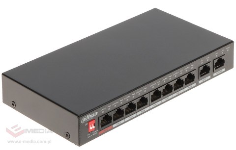 SWITCH POE PFS3010-8ET-96-V2 8-PORTOWY DAHUA