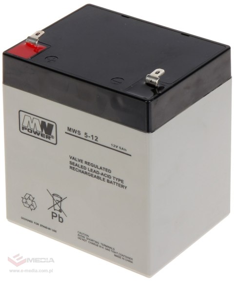 AKUMULATOR 12V/5AH-MWS